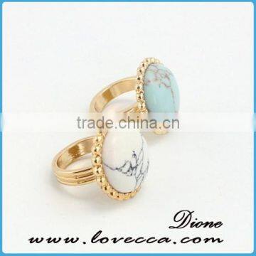 Cheap Fashion Wholesale Trendy Ladies Fashion Natural Gemstone Ring