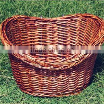 Handmade Removable Cheap Wicker Bike Basket photo-5