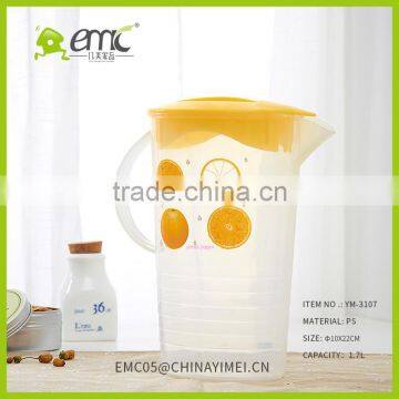 PP Cold Kettle With Lid Transparent Water Bottle Juice and Tea Bottle photo-4