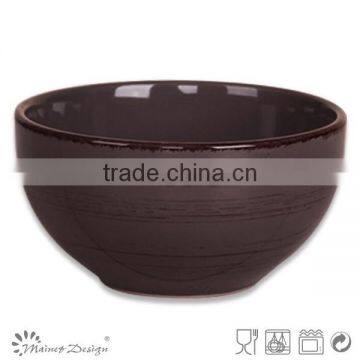 Glossy Color Round Shape Cereal Bowl With Antique Design photo-2
