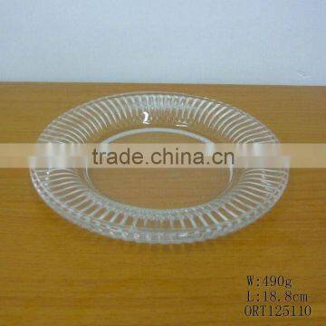 clear glass plate