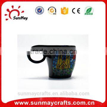 OEM high quality custom Sagrada familia souvenir ceramic mugs for sale