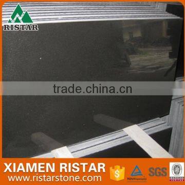 High quality polished Mongolian black stone granite tiles