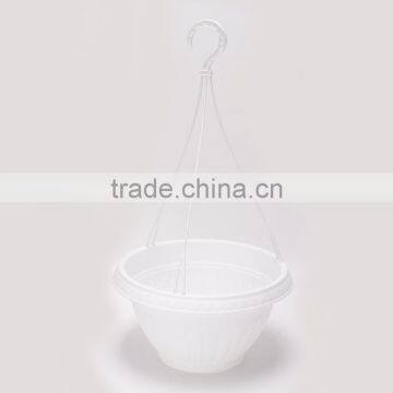 white color plastic plant pots wholesale