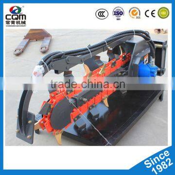 China Chain Trencher Working for Skid Steer Loader photo-4
