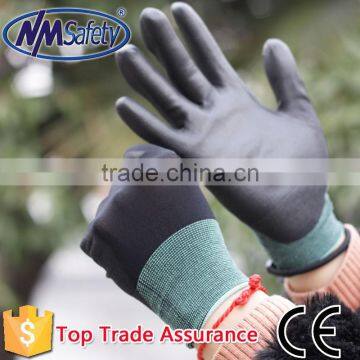 NMSAFETY new style thin coating touch screen PU working gloves