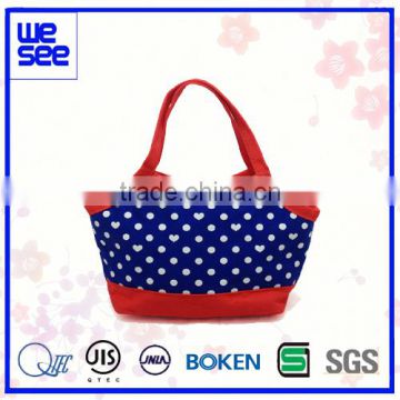 Isothermal Bag in Blue with White Dot(Balloon Type)