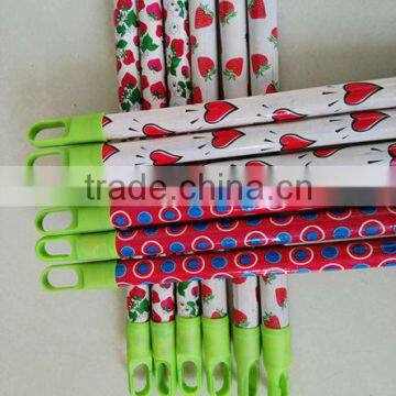 wholesale pvc covered broom handle with plastic hook