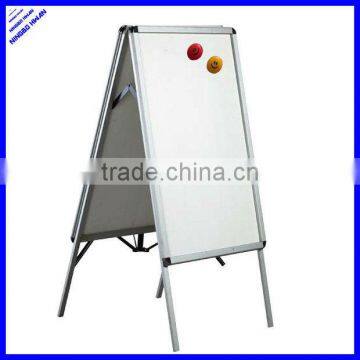 High quality double sided white board stand,painting board stand