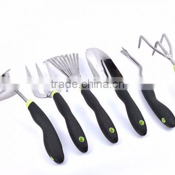 6pcs Stainless Steel Tools of Garden/Fork/Rake/Shovel