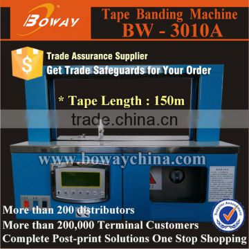 PCB SYS Auto seal and cut OPP film & Paper roll tape money packing machine