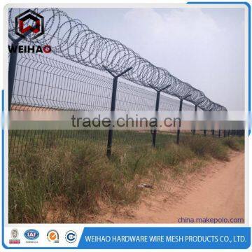 900mm coil diameter sharp razor barbed wire