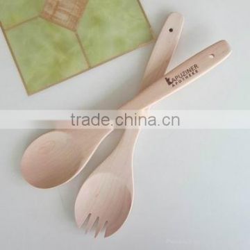 Salad Spoon, Wooden Salad Server Wood Salad spoon and fork. Serving spoon