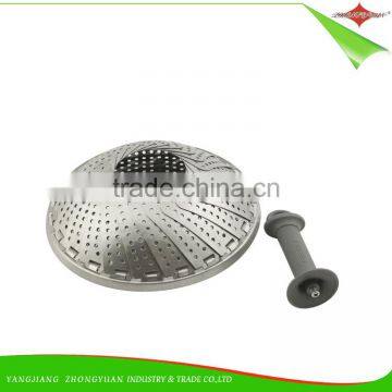 ZY-F1505 stainless steel folding vegetable steamer basket for kitchenware