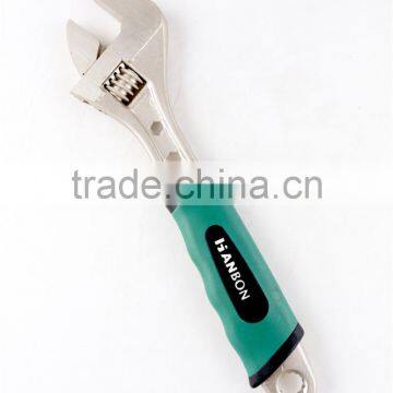 Ferronickel and Plastic Handle Adjustable Wrench photo-2