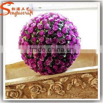 Size can be customized all types of artificial flower ball fake decor accosion artificial flower ball