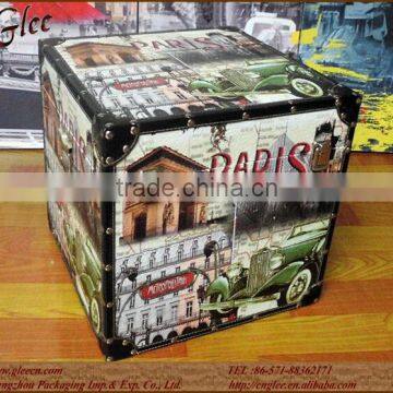 beauty large wooden storage box trunk box