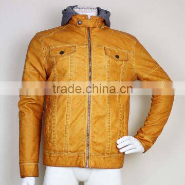 Fashion Leather Field Jacket