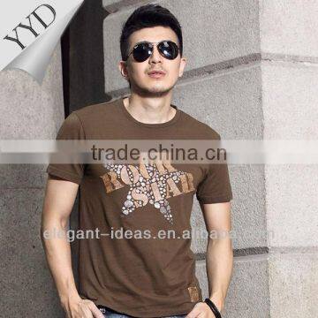 2014 ROCKSTAR custom t shirt heat transfer decoration motif on garment