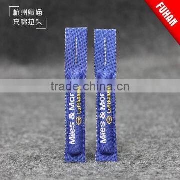 Woven Zipper Puller Design With Logo For Clothes photo-5