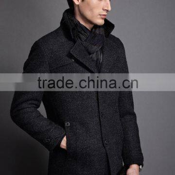 Wool High Quality Winter Warm Men Coat Made to Measure Overcoat. BCL029 photo-3