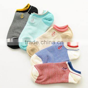 Wholesale Candy Colors Women Boat Socks