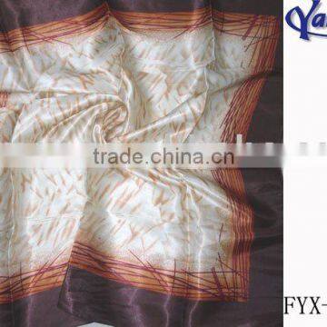 Fashion latest square satin head shawl