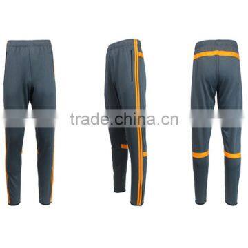 2017 Fashion Custom Mens Sports Stylish Red Nylon Track Pants With Stripe Men Wholesale China photo-4