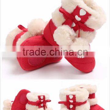 2017 Popular Sports Baby Girls Shoe Lovely Winter Warm Snow Boots Red Pink Brown Cute Boot Shoes photo-3