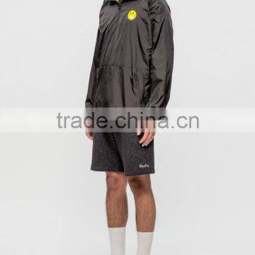 OEM Service Latest Design Men Hoody Balck Windbreaker Jacket photo-4