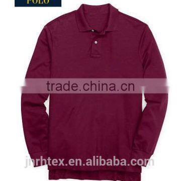 Long Sleeve Plain Polo Shirts Wholesale China Supplier photo-2