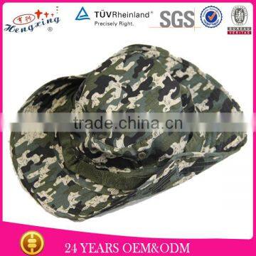 Trucker Workers Wide Brim Camo Bucket Hat With A Rope photo-2