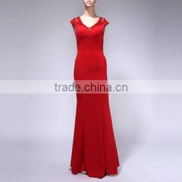 New Sexy Red Wedding Evening Dress Wholesale photo-6