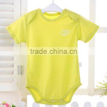 Wholesale Summer Comfortable Short Sleeve Baby Bodysuit photo-2
