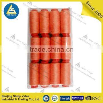 Customized 40/2 500m 100%polyester Sewing Thread in Paper Tube 2pcs /set photo-3