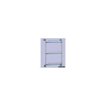 Triplex glass shelf