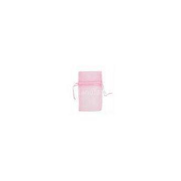 Little Pink Jewelry Drawstring Pouch / Bags With Silkscreen Printing