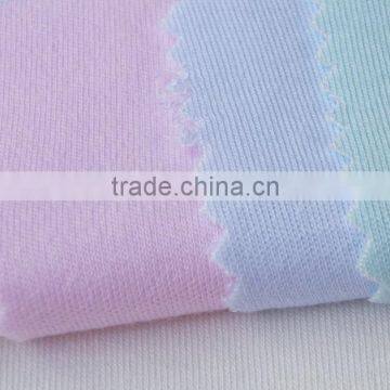 In stock Cotton/bamboo double sided fabric connection knitting fabric