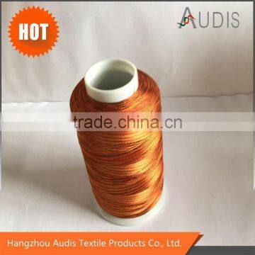 multicolor 100% rayon viscose embroidery thread 120D/2