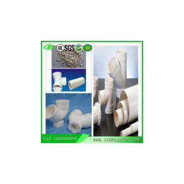 Rigid Plastic Material PVC Compound Granules for Pipe Fitting photo-2