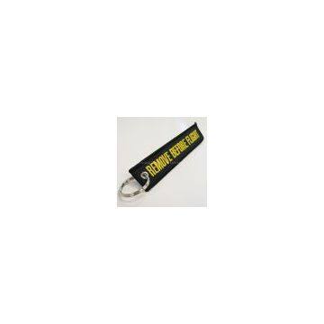 Remove Before Flight Keychains/keyring/key Rings/key Chains,Embroidered Remove Before Flight Keytags photo-2