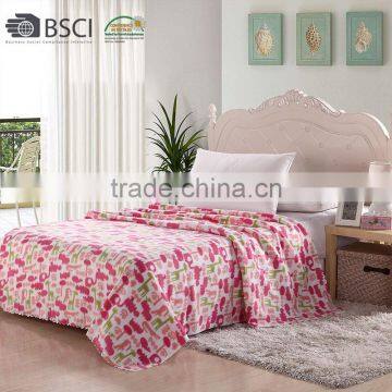 100%polyester Polar Fleece Bedding Sets Fleece Blanket