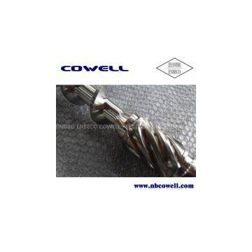 Injection screw barrel for PVC processing