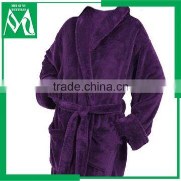 Purple bathrobes towel pajamas adults custom made bathrobes