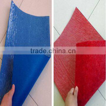 Non-Woven Needle Punch Exhibition Carpet With Plastic Film