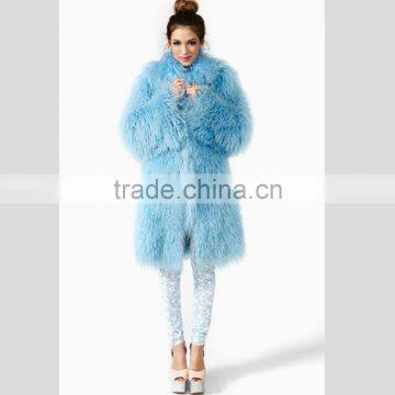 SJ001-01 Europe Female Italian Luxury Saga Superior Fur and Cheap fur coat for Women