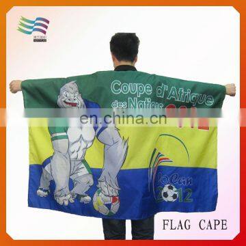 silk screen printing custom cape flag or body flag