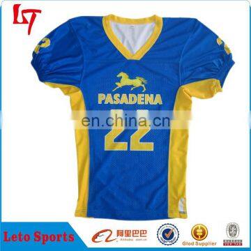 Wholesale customized design sublimation team american football jerseys/uniform