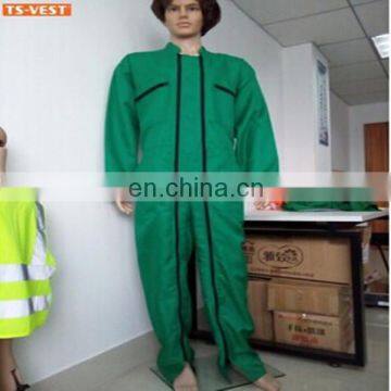 Hot selling cheap 100% polyester workplace safety coverall