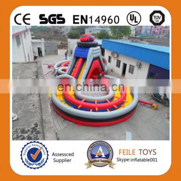 2014 Best design inflatable combo/high quality inflatable slide combo/inflatable obstacle